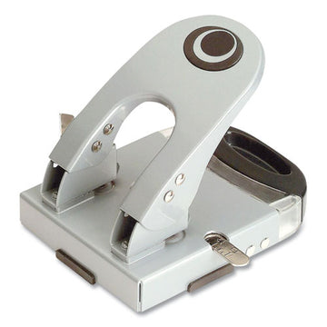 Officemate 50-sheet Deluxe Two-hole Punch, 1-4" Holes, Gray-blue freeshipping - TVN Wholesale